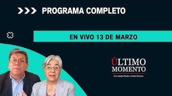 Último Momento 13 de marzo