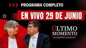 Último Momento 29 de junio