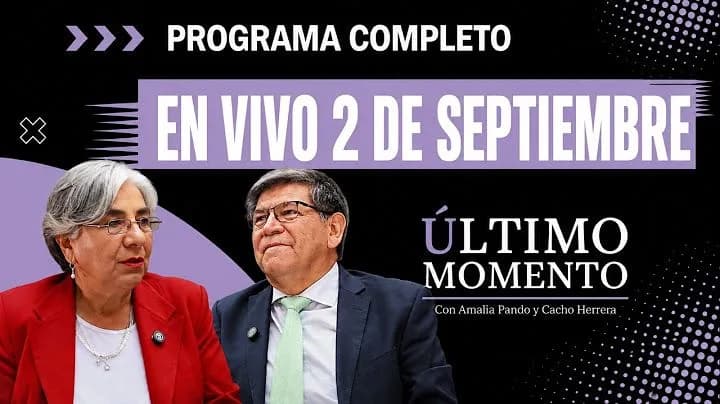 Último Momento 2 de septiembre