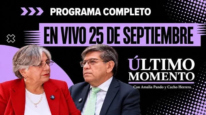 Último Momento 25 de septiembre