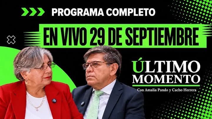 Último Momento 29 de septiembre